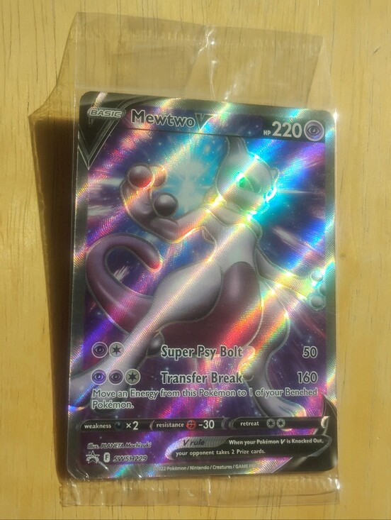 mewtwo pokemon card v GO Alt Art 072/078 CGC 9 TBC Games Colorless Retreat Cost Gojo's Mewtwo V Custom Pokmon